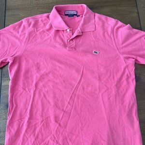 VINEYARD VINES 🐳 - Men’s Salmon Polo with Cape Cod Sleeve
